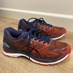 Asics Men's Shoes - Red and Blue